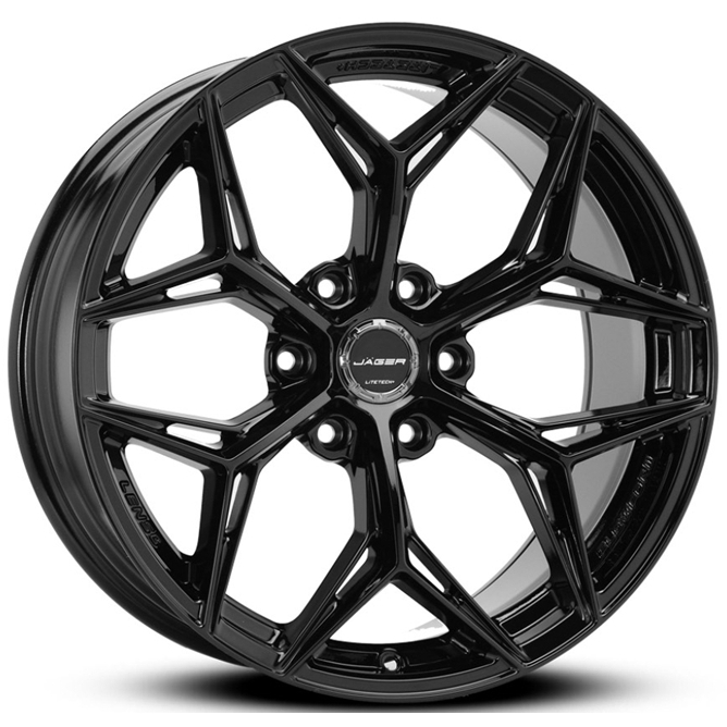 ล้อแม็กซ์ Lenso Jager BLAZE Litetech+ ขอบ20นิ้ว 6รู139 สีดำเงา กว้าง9นิ้ว Offset15 [22512]