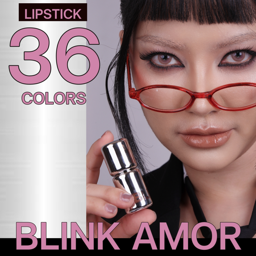 BLINK AMOR ลิปสติก Matte 36 สี ไม่ติดแก้ว บางเบา ไม่ตกร่อง โปรไลฟ์สด หลากหลายสีสัน ติดทนนาน