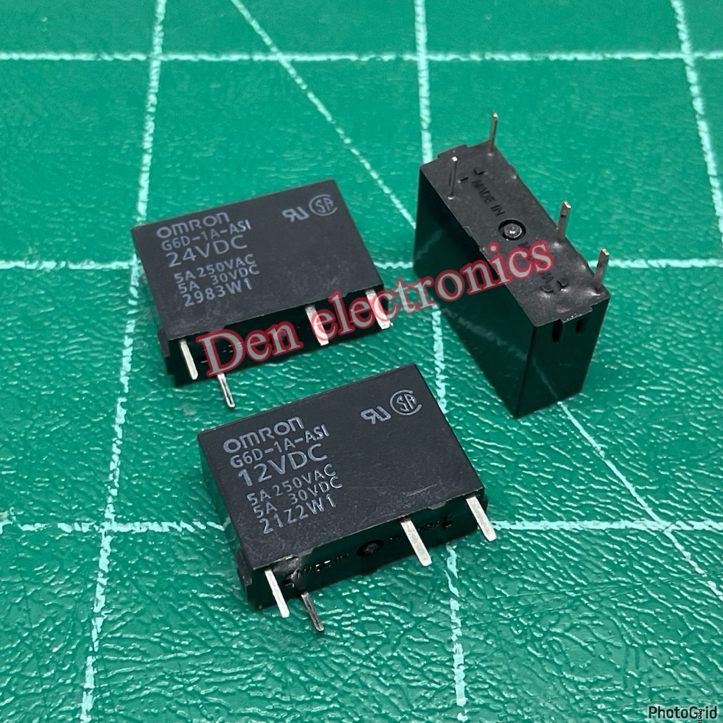 ￼รีเลย์ G6D-1A-ASI Omron 5VDC  12VDC  24VDC  ของแท้!! พร้อมจัดส่งที่ไทย