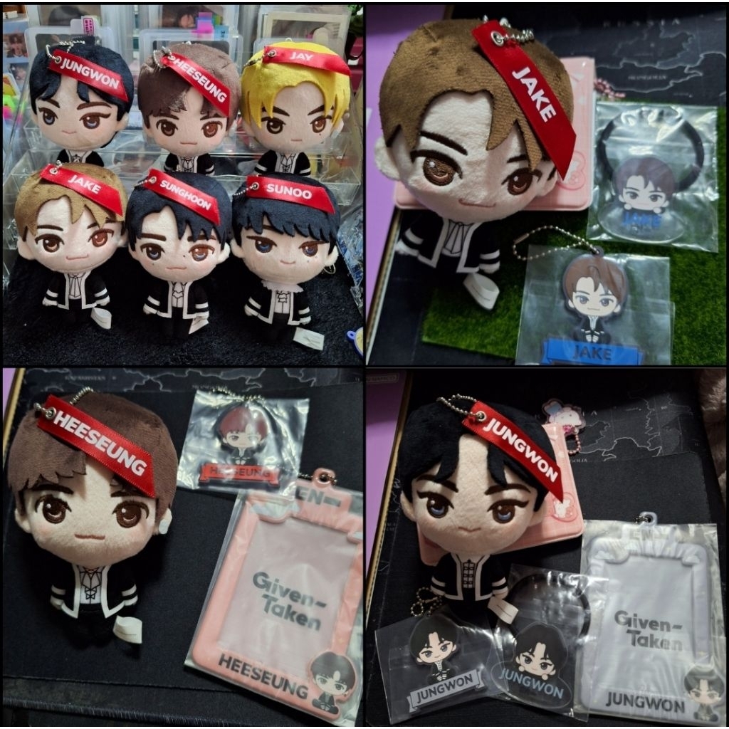 [พร้อมส่ง] Enhypen Given & Taken Doll/ Plush toy (Jungwon Heeseung Jay Jake Sunghoon Sunoo Niki) ตุ๊