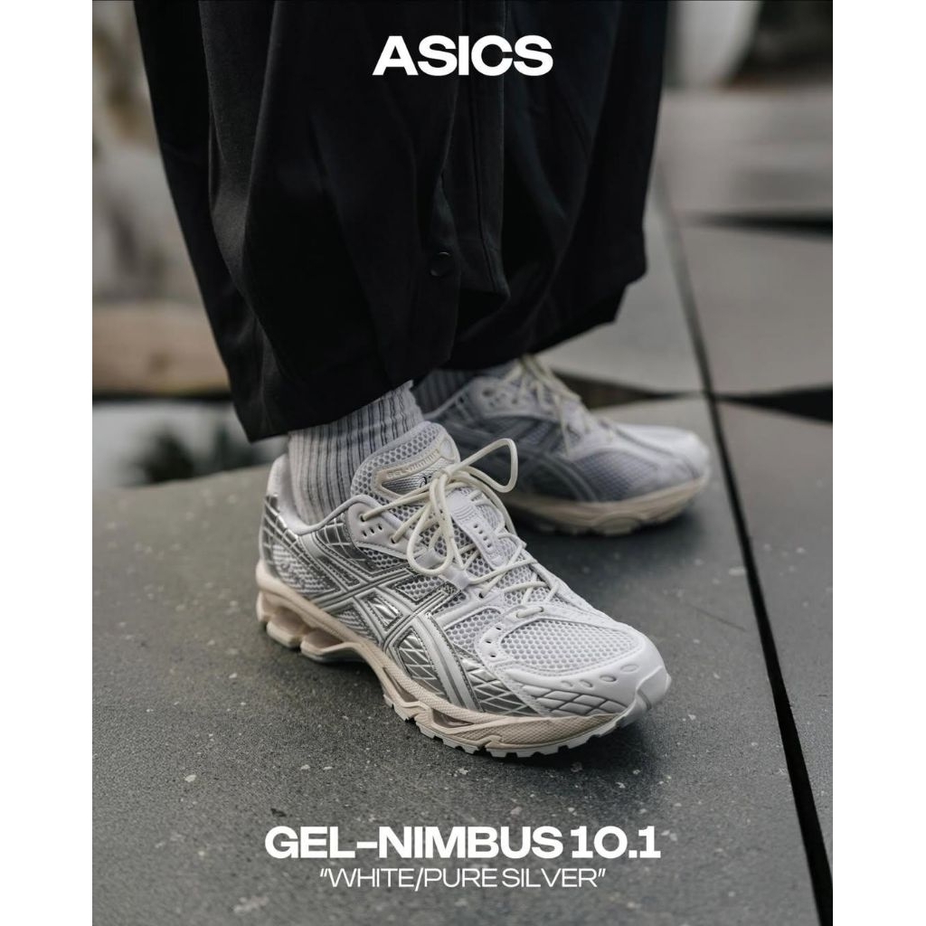 ASICS Gel-Nimbus 10.1 “White/Pure Silver”