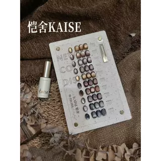 พร้อมส่ง แบรนด์ Kaise 10 สี สีลูกแก้วซาติน สีเจลกลิ๊ตเตอร์แฟลช ฟรีชาร์ทสี มี 3 รุ่น