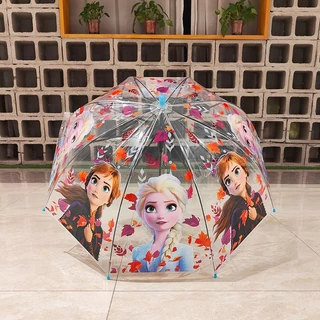 ร่มเด็ก​ ร่มกันฝนเด็ก​ ร่มเด็กใส​ ส่งไว☔ Paw patrol Frozen Elsa อวกาศ รถตักดิน ไดโนเสาร์ Unicorn