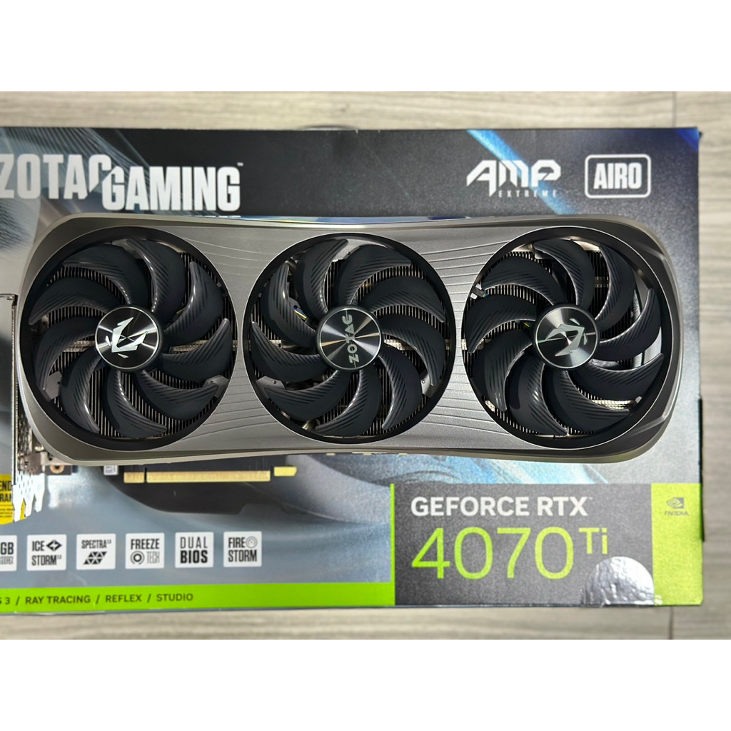 ZOTAC RTX4070TI 12GB พร้อมใช้งาน สภาพสวย มีประกัน (มีของพร้อมจัดส่ง)