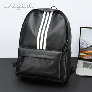 กระเป๋าเป้สะพายหลังชายและหญิง หนังPU กันน้ำ นักเรียน วัยรุ่น…