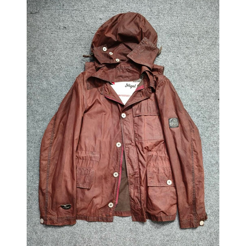 nigel.. x karrimor rucksack wax jacket made in england (limited edition)