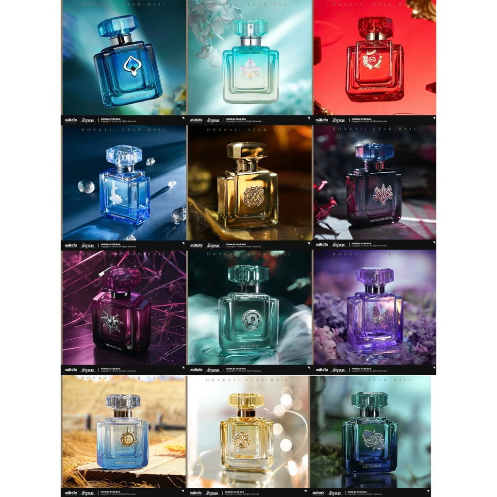 [PRE-ORDER🛑อ่านรายละเอียดก่อนซื้อ] [Honkai Star Rail] Galaxy Fragrance series Perfume เซตน้ำหอมรางดาว