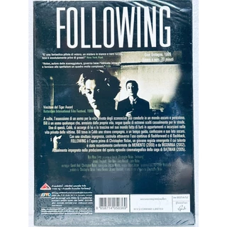 DVD ปกสวม : Following (1998) แกะรอยอาชญากรซ่อนเขี้ยว " A Film by Christopher Nolan "