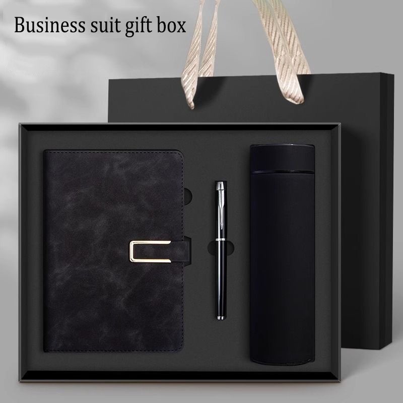 ชุดของขวัญธุรกิจ ไดอารี่+ปากกา (และกระบอกน้ำ เฉพาะรุ่น L)พร้อมกล่องและถุงหิ้ว ชุดของขวัญของแจกผู้ใหญ่ ผู้บริหาร นักธุรกิ - รูปที่ 4