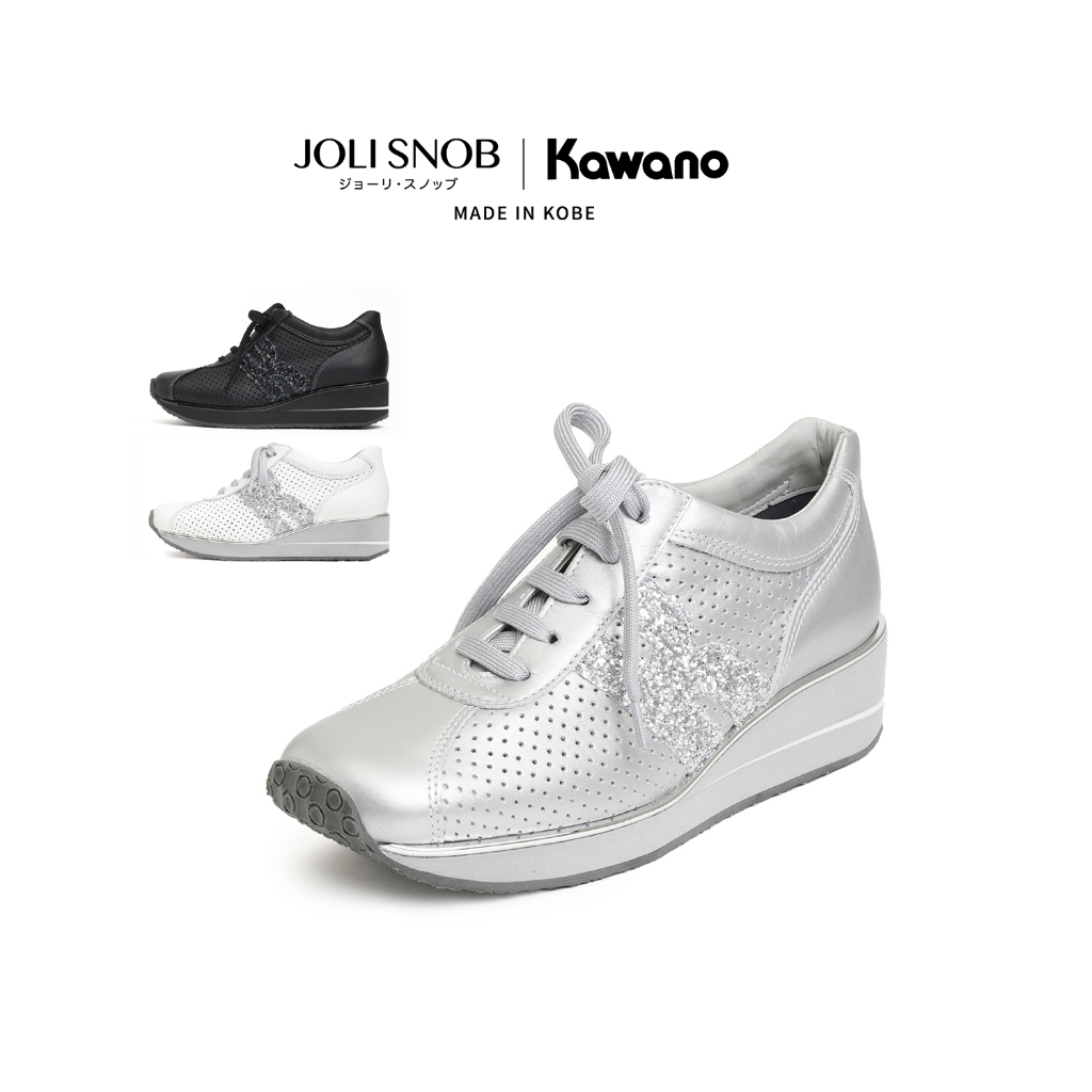 JOLI SNOB x Kawano | Sneakers รองเท้าผ้าใบ หนังแท้ Made in Japan | KW-05-6988