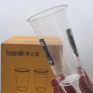 *พิมพ์ลาย Coffee For you*แก้ว PP 22 oz.ปาก95 เรียบ ตรา3A บรรจุ20แถว/ลัง1000ใบ(50ใบ/แพ็ค)