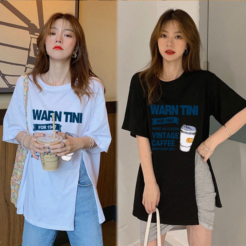 เสื้อยืดแขนสั้นผู้หญิงฤดูร้อนใหม่ oversize เสื้อผ้าสาวอวบไซส์ใหญ่แฟชั่นวัยรุ่นน่ารัก เสื้อโอเวอร์ไซส์เกาหลีลําลองทรงหลวม