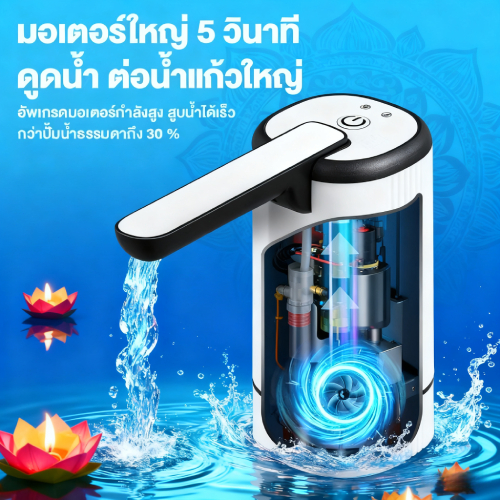 เครื่องกดน้ำอัตโนมัติ Water Dispenser Pump กดน้ำอัตโนมัต ที่กดน้ำ อัตโนมัติ ที่ดูดน้ำอัตโนมัติ หัวกด