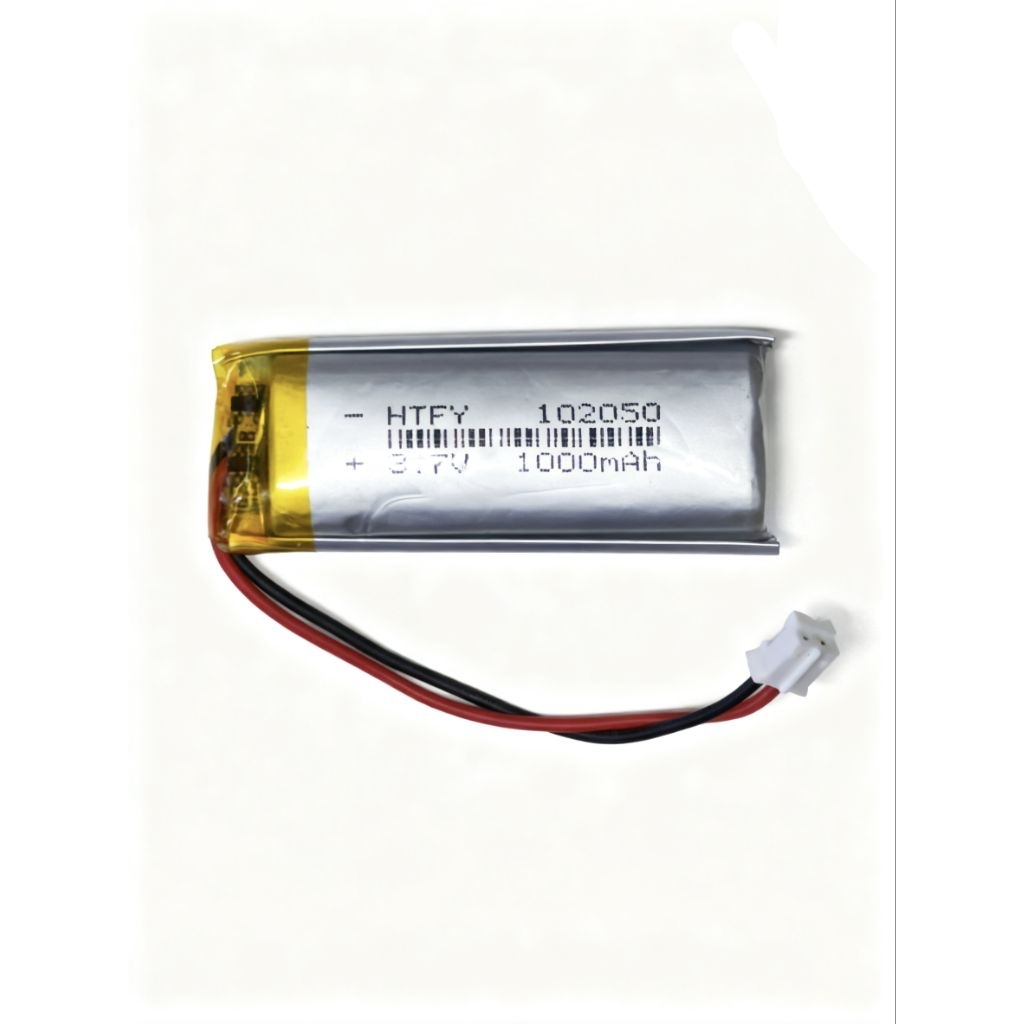 แบตเตอรี่3.7v 1000mah.（102050）ก็อนหนา มีเเจ็ก