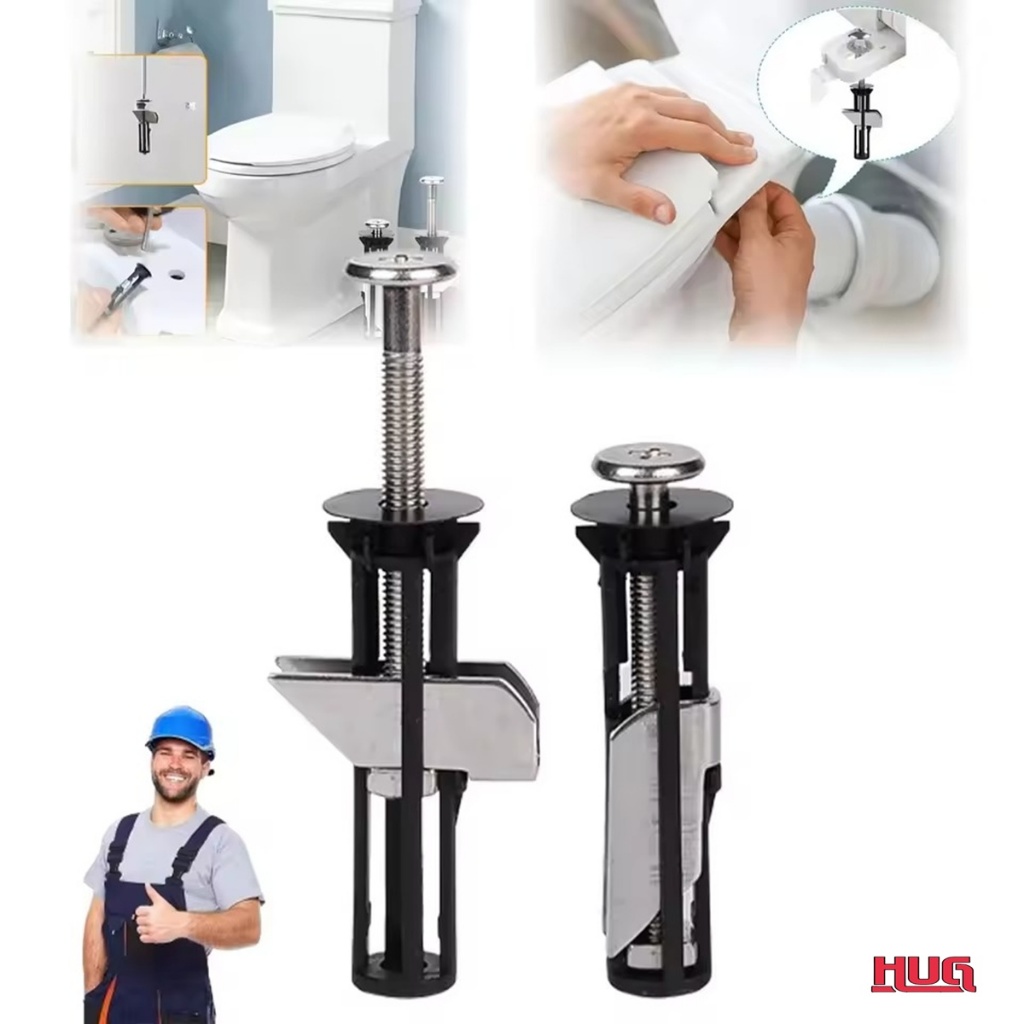 อะไหล่ 1 คู่ น็อตชักโครก SS304 ขนาด M5 สกรูฝาชักโครก น็อตฝาชักโครก  สกรูยึดชักโครก น็อตยึดฝาชักโครก นอตฝาชักโครก hugcamp - รูปที่ 7