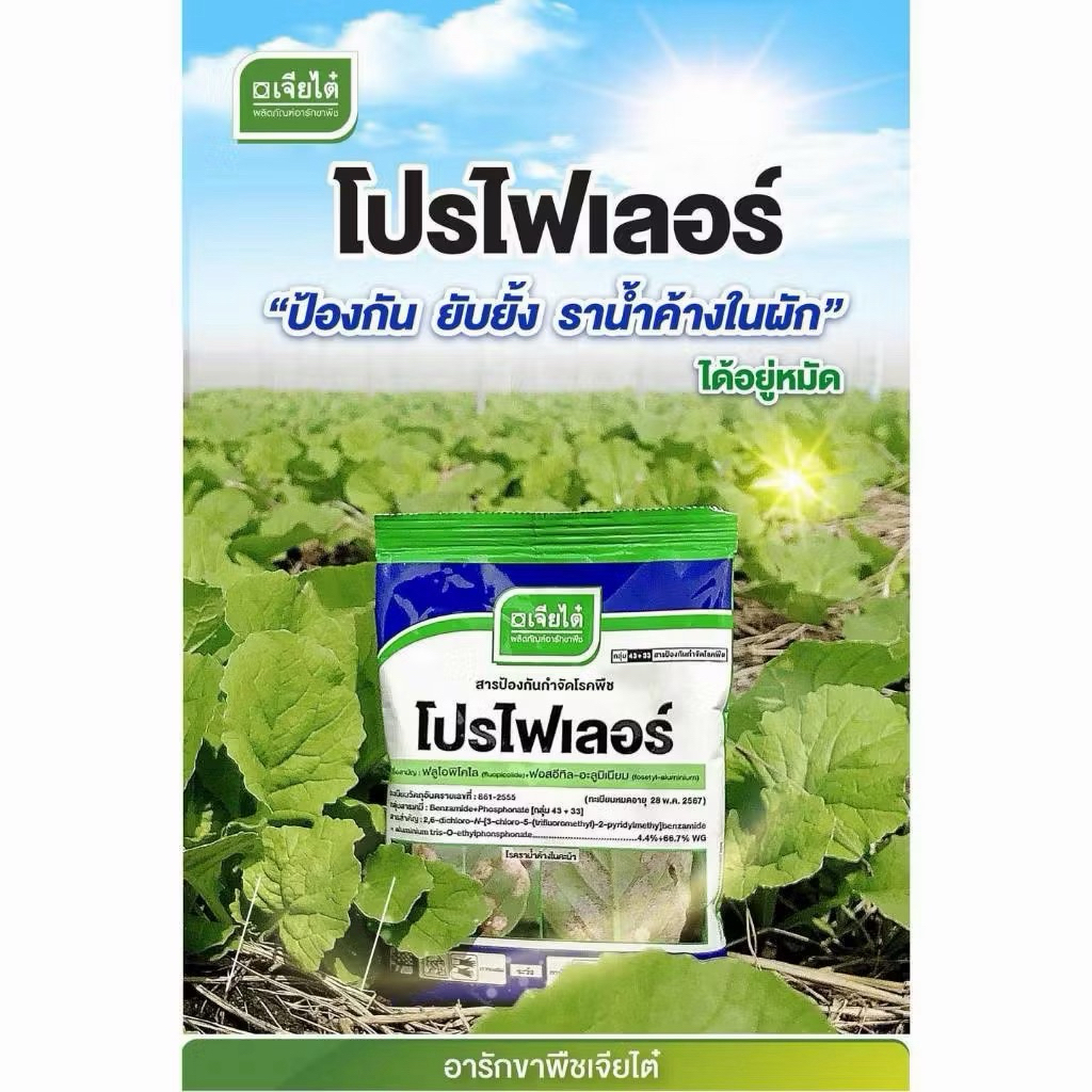 โปรไฟเลอร์ ขนาด 100 กรัม (ฟลูโอพิโคไล + ฟอสอีทิล-อะลูมิเนียม) (เจียไต๋) ป้องกันก