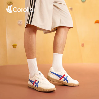 【รองเท้าผู้ชาย】Corolla Nova Shoes รองเท้าผ้าใบแฟชั่นสำหรับผู้ชาย สีขาวมินิมอล ดีไซน์คลาสสิก น้ำหนักเบา กันน้ำ กันลื่น