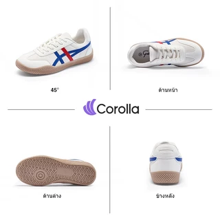 【รองเท้าผู้ชาย】Corolla Nova Shoes รองเท้าผ้าใบแฟชั่นสำหรับผู้ชาย สีขาวมินิมอล ดีไซน์คลาสสิก น้ำหนักเบา กันน้ำ กันลื่น