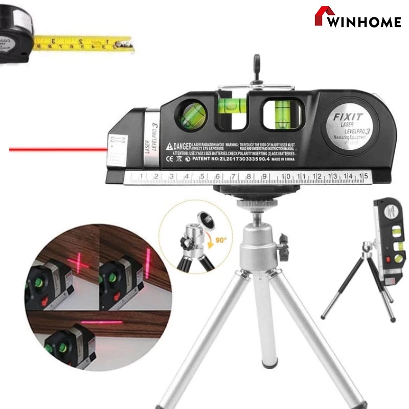 ตลับเมตรเลเซอร์ Leveing Laser ระดับน้ําเลเซอร์ เครื่องวัดระดับน้ํา เครื่องวัดระดับ ระดับเลเซอร์มัลติฟังก์ชั่น อุปกรณ์