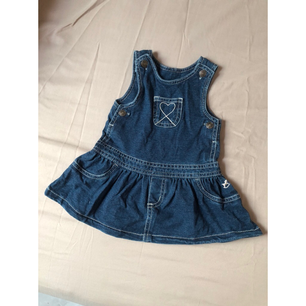 เดรสลูกสาว 6-9m Faded Glory