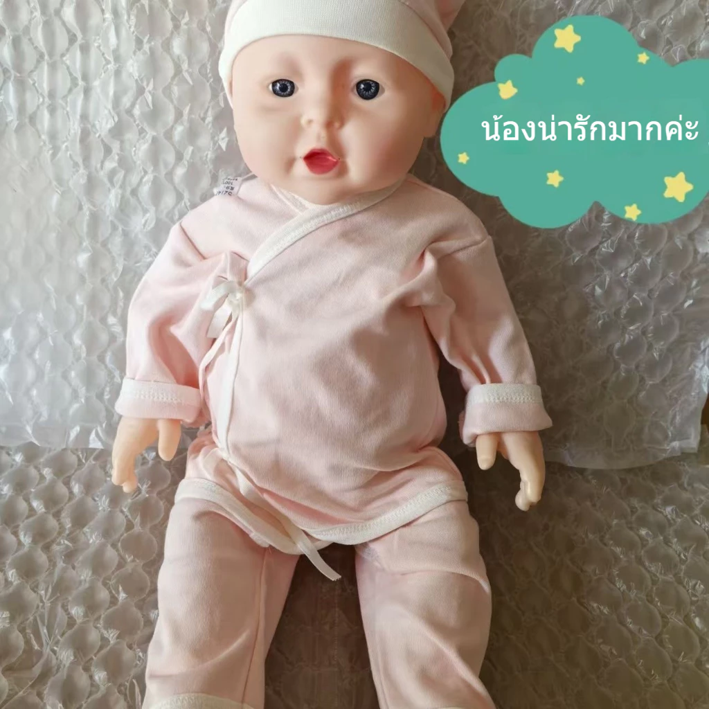 ตุ๊กตาทารก แบบเสมือนจริง แขนขาขยับได้ ตุ๊กตาซิลิโคน ฝึกเลี้ยงเด็ก