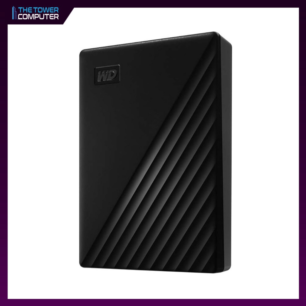 ฮาร์ดดิสก์พกพา WESTERN 4 TB / USB 3.2 EXT HDD 2.5 WD MY PASSPORT BLACK (WDBPKJ0040BBK)