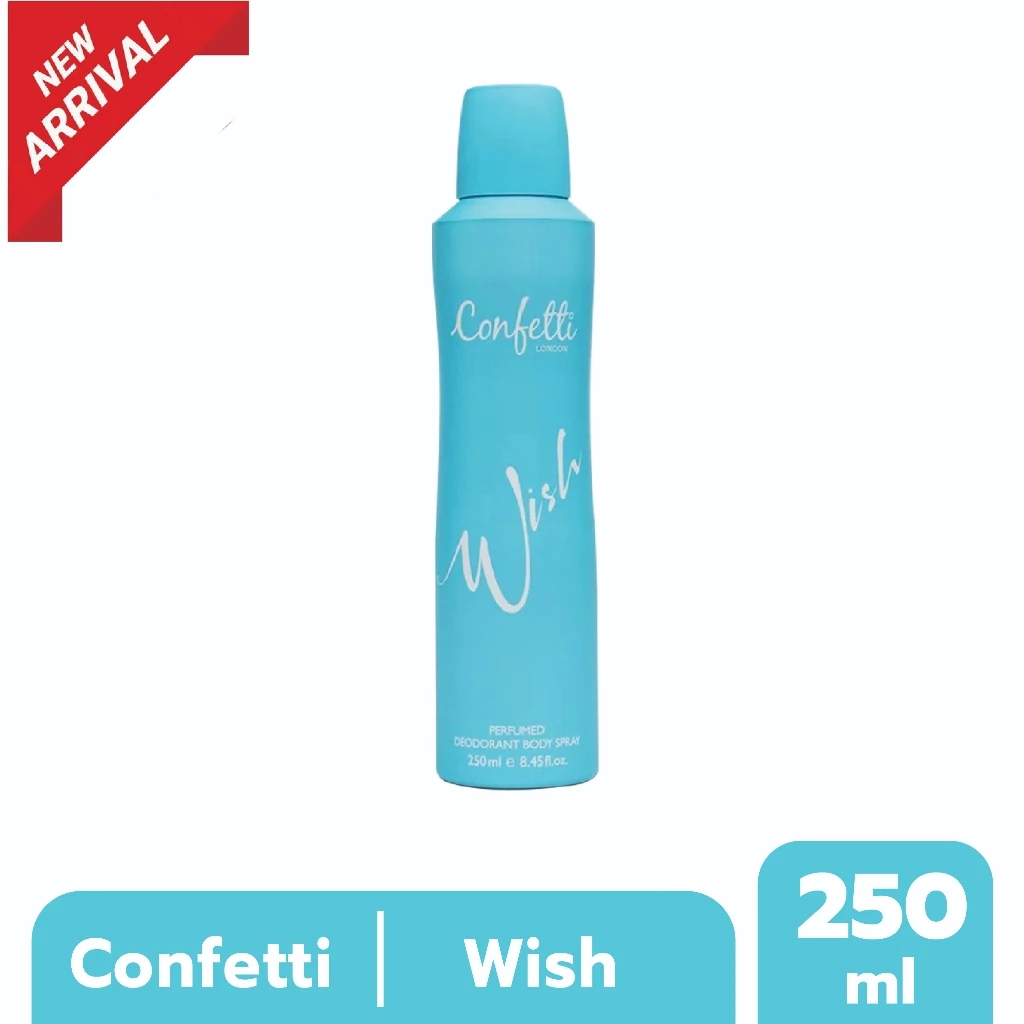Confetti London Body Spray - Wish 250ml / คอนเฟตติ ลอนดอน บอดี้ สเปรย์ - วิช 250มล.