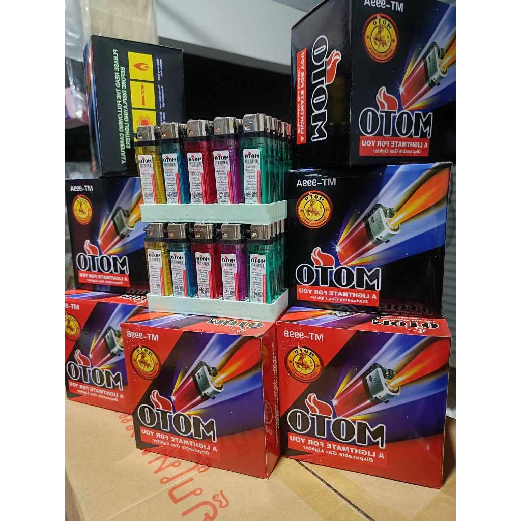 ขายส่งของแท้ MOTO กล่องดำ กล่องแดง 50ชิ้น/กล่อง รหัส999ABโรงงานขายเองคุณภาพดีราคาถูก ชนิดหุ้มปลอก ไม่หุ้มปลอก ไฟ เเช็คWN