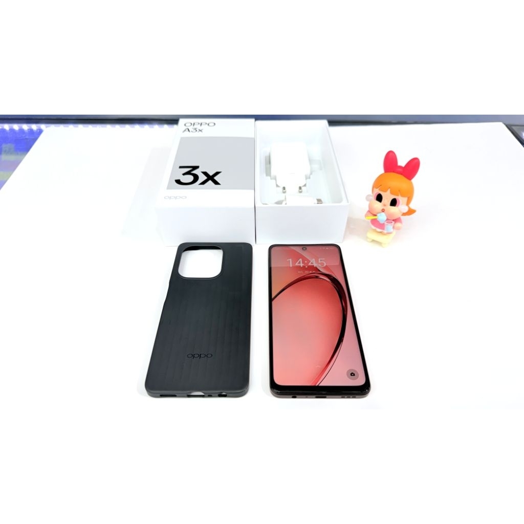 OPPO A3X - ออปโป้ RAM4 ROM64 สภาพสวยมาก ประกันยาว 18/10/2026 มีกล่องและชุดชาร์จแท้ให้