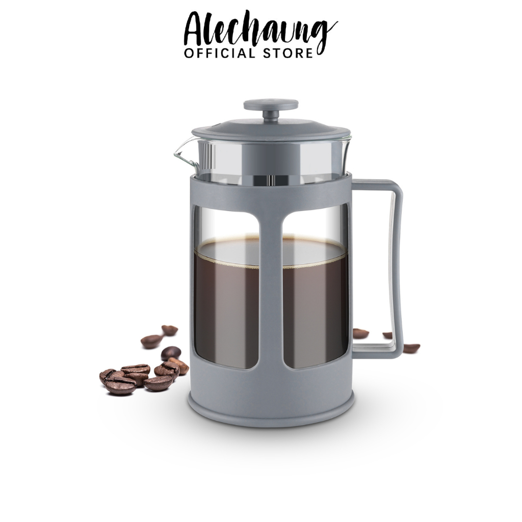 Alechaung เหยือกชงกาแฟ ที่ชงกาแฟ French Press 350ml 600ml 800ml 1000ml ชงกาแฟได้4-6 แก้ว