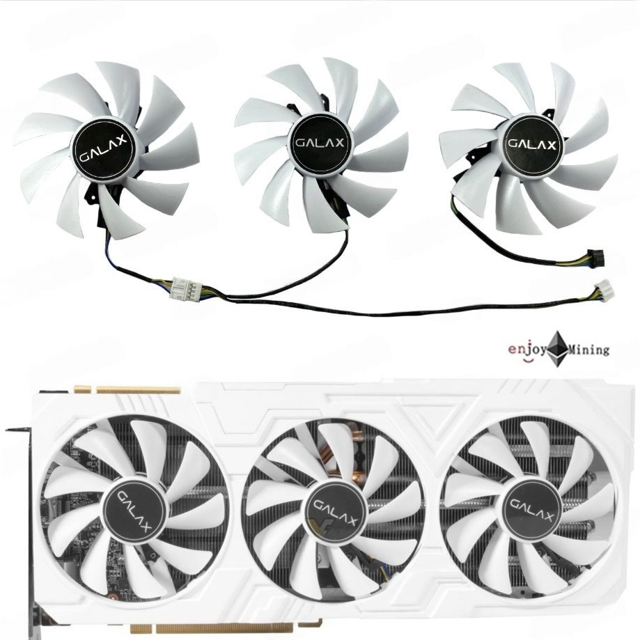 พัดลมการ์ดจอ GALAX RTX 2070 2070S 2080 2080S EX Gamer V2 Graphics Card Cooling Fan GA92S2H