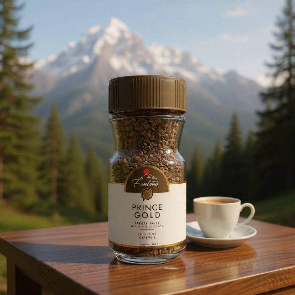 กาแฟสำเร็จรูป​ฟรีซ ดราย​ คอฟฟี่​ (ตราฟอนทาน่า)​ Fontana Freeze Dried Instant Coffee​ 100g