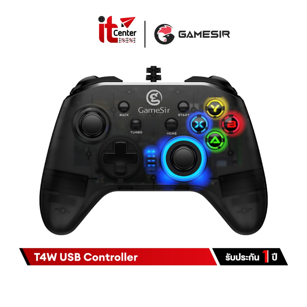 จอยเกม GameSir T4w Wired Controller ถูกออกแบบสำหรับการเล่นเกมบน PC และ NintendoSwitch