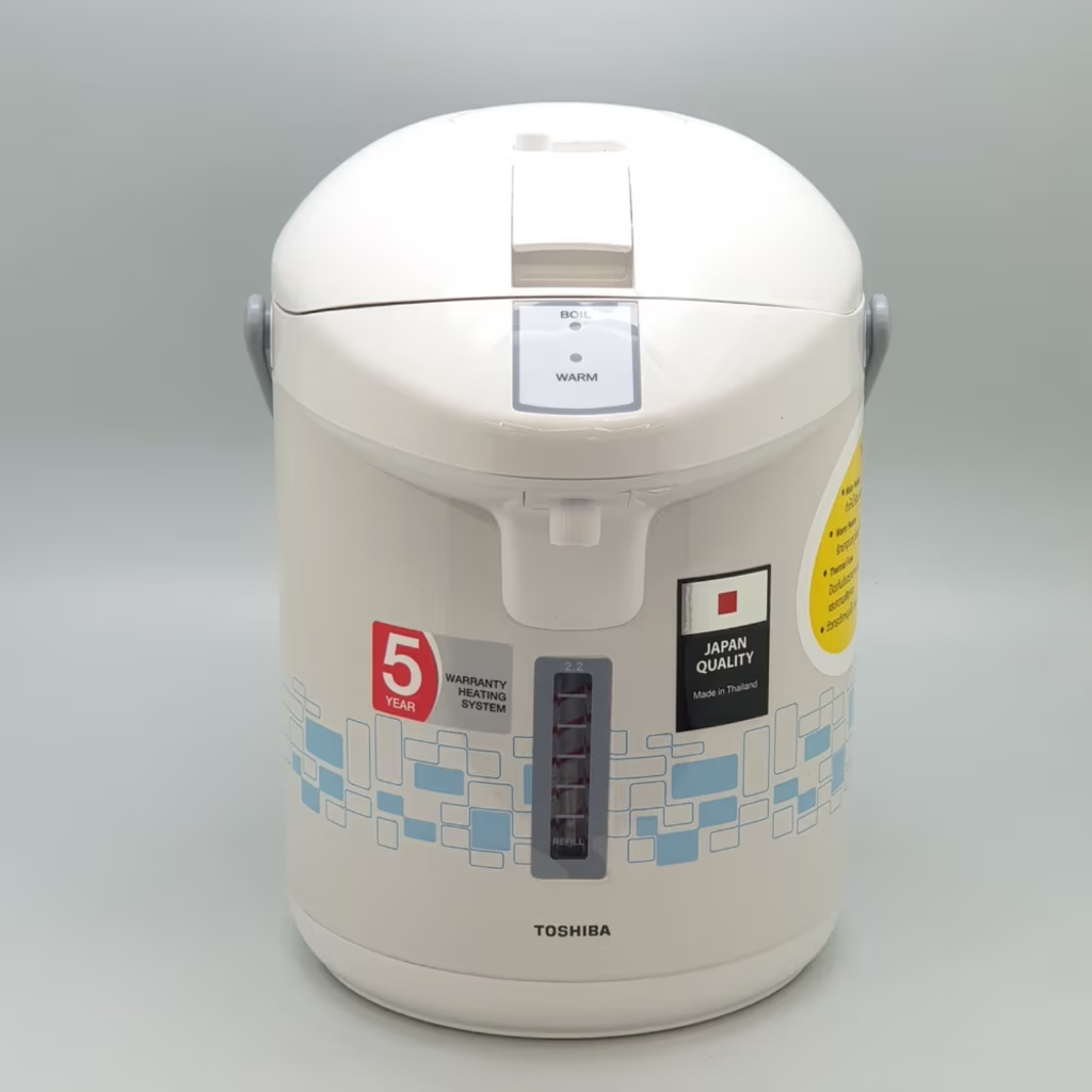 TOSHIBA กระติกน้ำร้อนไม่เคลือบ รุ่น PLK-G22ESB ความจุ 2.2 ลิตร