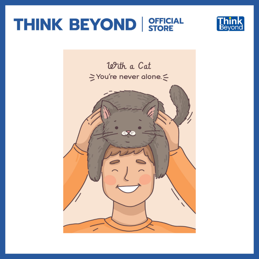 Thinkbeyond Book (ธิงค์บียอนด์ บุ๊คส์) 8859099310567 สมุดโน้ต แมวน้อยไม่เดียวดาย
