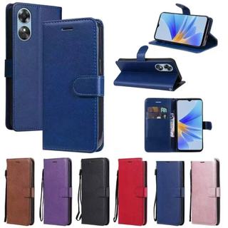Xunte4 เคสฝาพับ ล็อค สำหรับ Oppo A6 A6x F31 A6 Pro A5i A5 A5X A5Pro A3 A3pro A3X A15 A16 A17 A17K A53 เคส