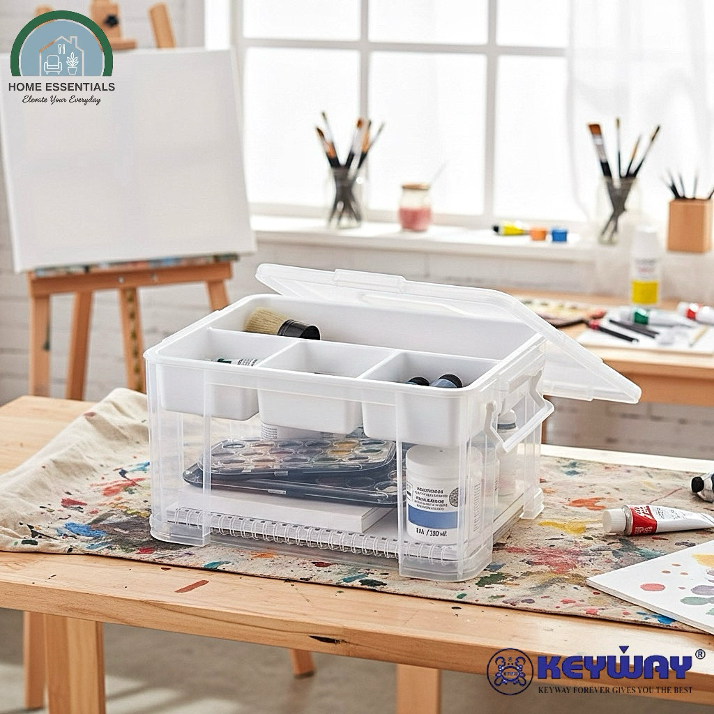KEYWAY กล่องเครื่องมือ 2 ชั้น (15 L) HK-15