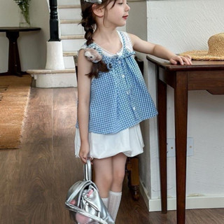 [Namsaii kids]🔥พร้อมส่ง🔥ชุดเซท2ชิ้น ชุดเด็กผู้หญิง เสื้อสายเ…