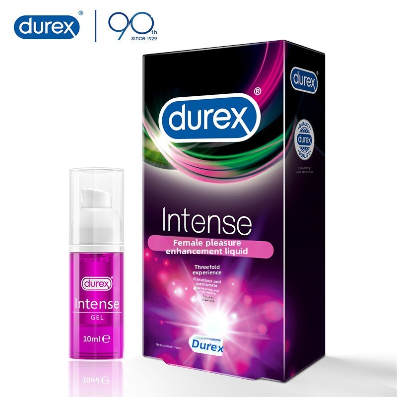 ดูเร็กซ์ อินเทนส์ ออกัสมิค เจลหล่อลื่นสำหรับผู้หญิง 10 มล. Durex Intense Orgasmic Lubricant Gel 10ml 1box