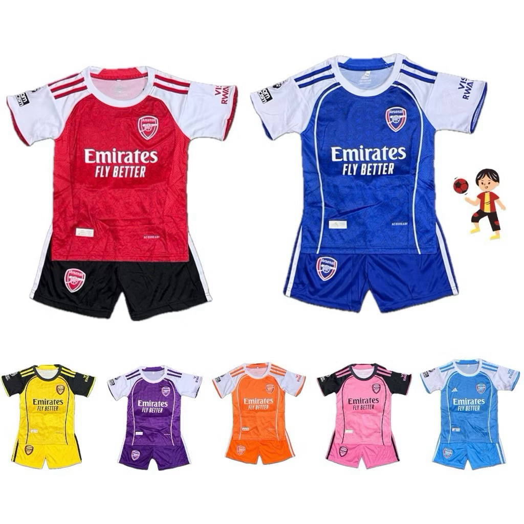 ชุดกีฬาเด็ก! 🧒🏻ทีมชาติ ARS ใหม่( เสื้อ + กางเกง) ผ้านิ่ม ใส่สบาย  เนื้อไม่บาง ไม่หนามาก  ไม่ระคายเคืองผิวเด็ก