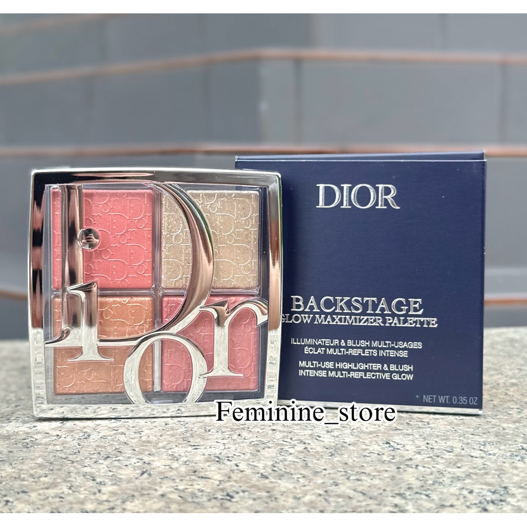 ✨ป้ายญี่ปุ่น/พร้อมถุงโบว์✨ Dior Backstage Glow Maximizer Palette แพ็คเกจใหม่