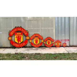 โลโก้ แมนเชสเตอร์ยูไนเต็ด Man U แบบ 3 มิติ