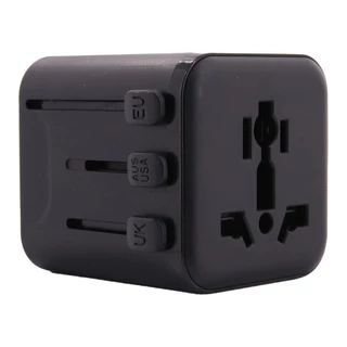 Toshino ปลั๊กแปลง DE-204 / DE-207 / DE-206 USB Travel Adapter ตัวแปลงปลั๊กนานาชาติ (เกาหลี,ฮ่องกง,จีน, ยุโรป 150ประเทศ)