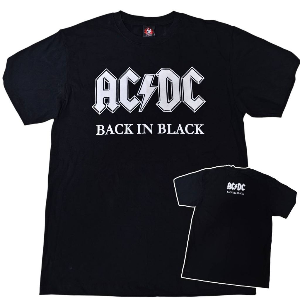 เสื้อยืด acdc ป้าย Rock yeah