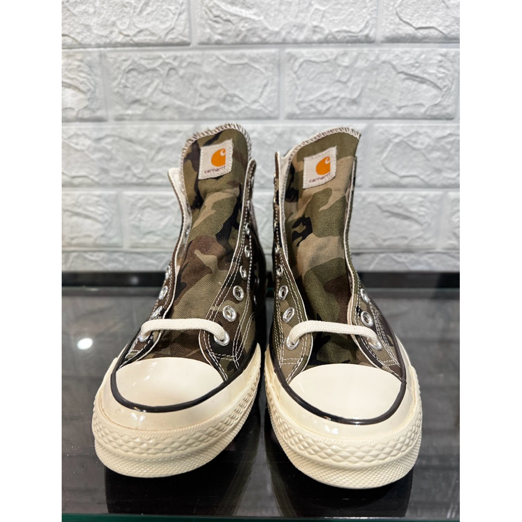 (🆕)👟 Converse x Carhartt WIP Chuck 70 Hi “ICONS” ลายพราง เบอร์ 7 UK 40EUR