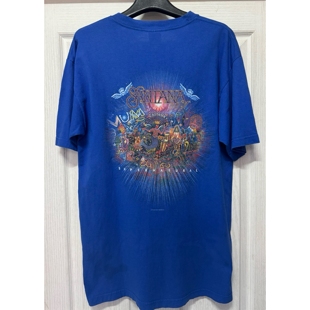 เสื้อวง Santana 1999 size 21x30