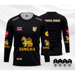 เสื้อกีฬาพิมพ์ลายแขนยาว ใส่ได้ทั้งหญิง/ชาย