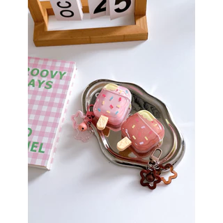 ส่งด่วน 🩷 เคสสำหรับ Airpod Airpod Case iCE-CRAM / MEOW Hobby / ตารางขาวฟ้า / Puppy คาวบอย / Polkadot / Polkadot เชอร์รี่