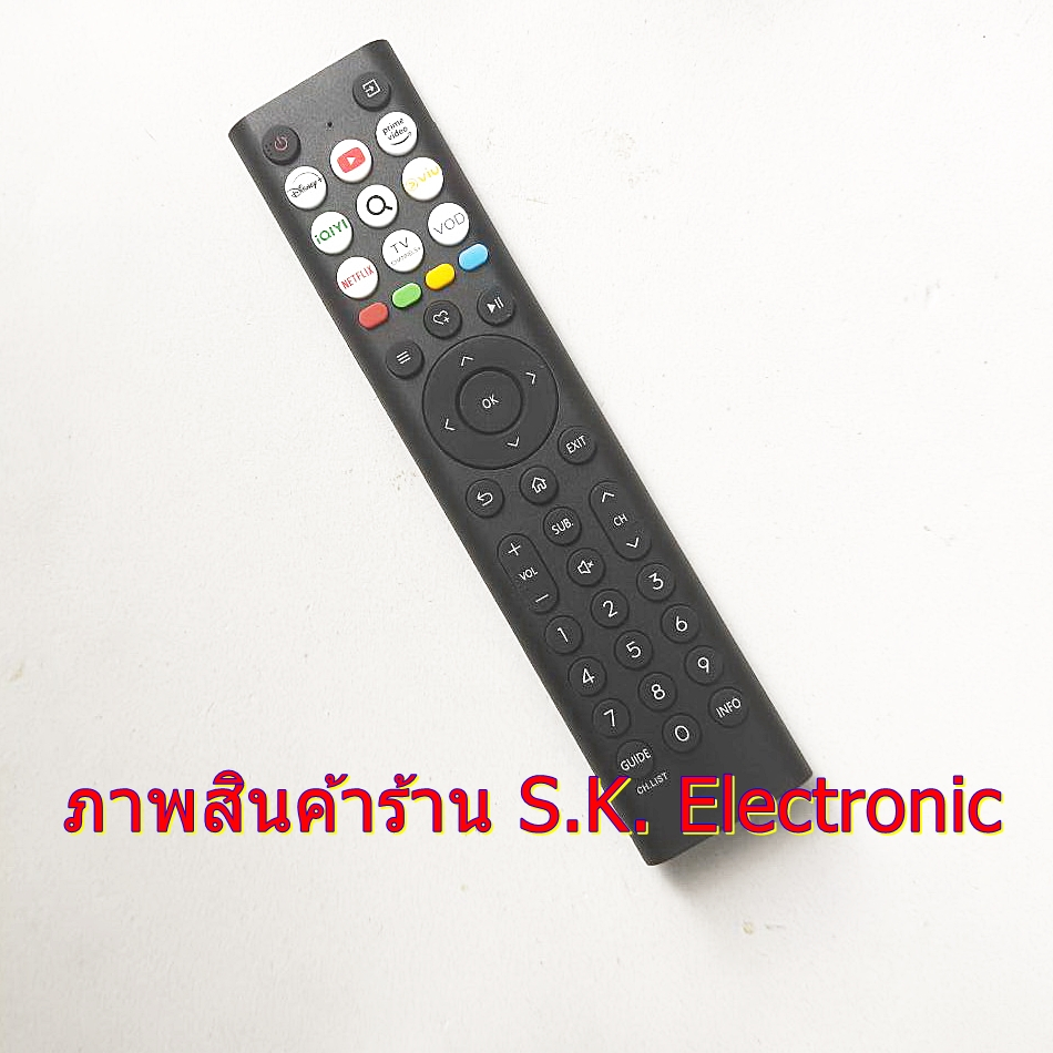 รีโมทใช้กับไฮเซ่นส์ สมาร์ท ทีวี รหัส ERF2038H * ไม่มีฟังก์ชั่นคำสั่งเสียง * Remote for Hisense VIDAA TV