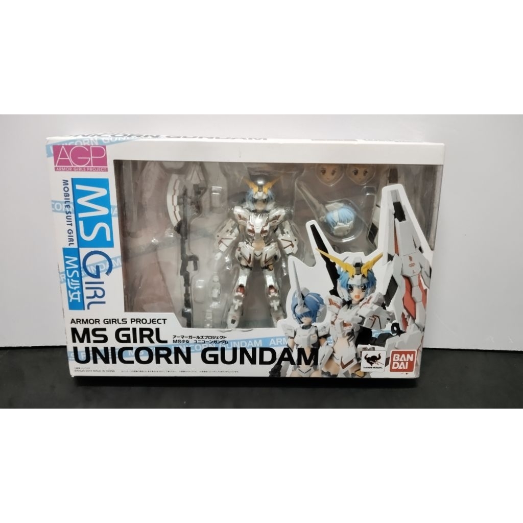 โมเดลสาวกันดั้ม Unicorn Gundam MS Girl Armor Girls Project BANDAI